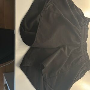 Black lululemon hotty hot shorts
